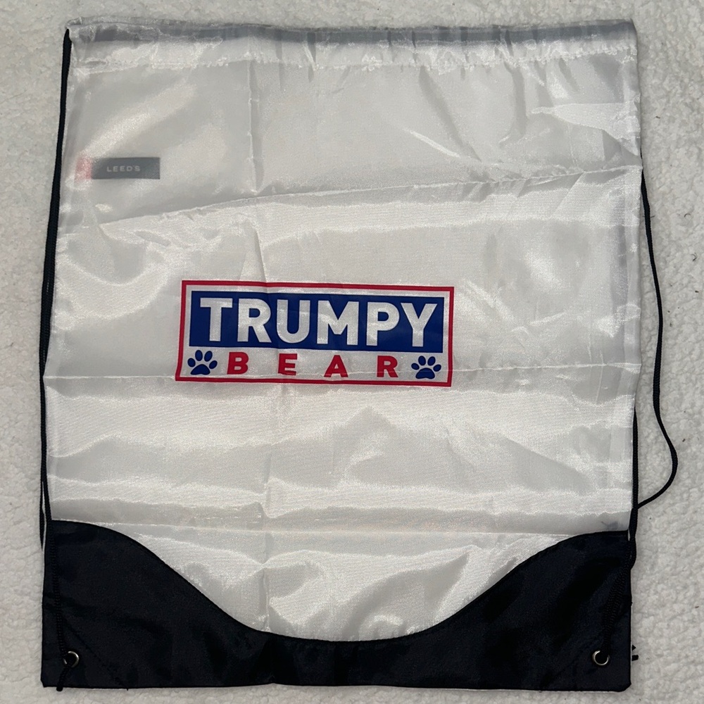 Trumpy Bear Drawstring Bag Backpack Donald Trump